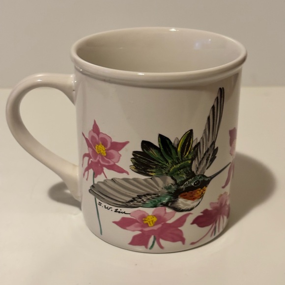 Hummingbird Floral Ceramic Mug - Picture 11 of 13